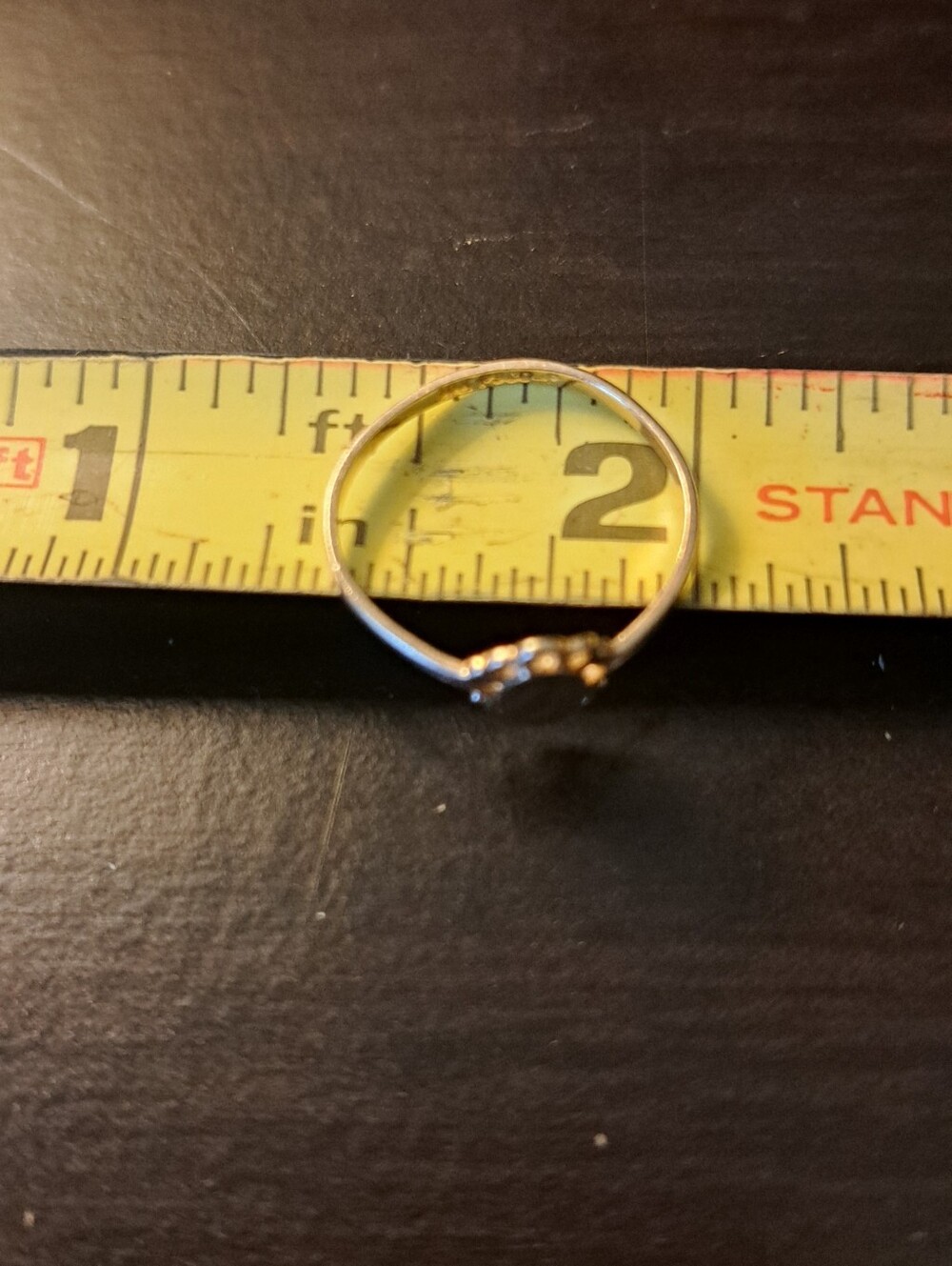 10K Yellow Gold Signet Ring - Picture 4 of 5
